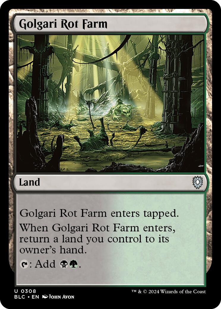 Golgari Rot Farm [Bloomburrow Commander] | Cracking-Singles