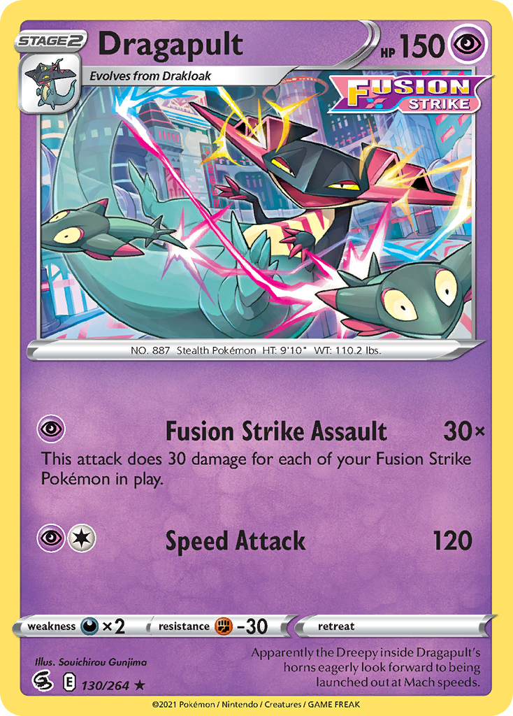 Dragapult (130/264) (Theme Deck Exclusive) [Sword & Shield: Fusion Strike] | Cracking-Singles