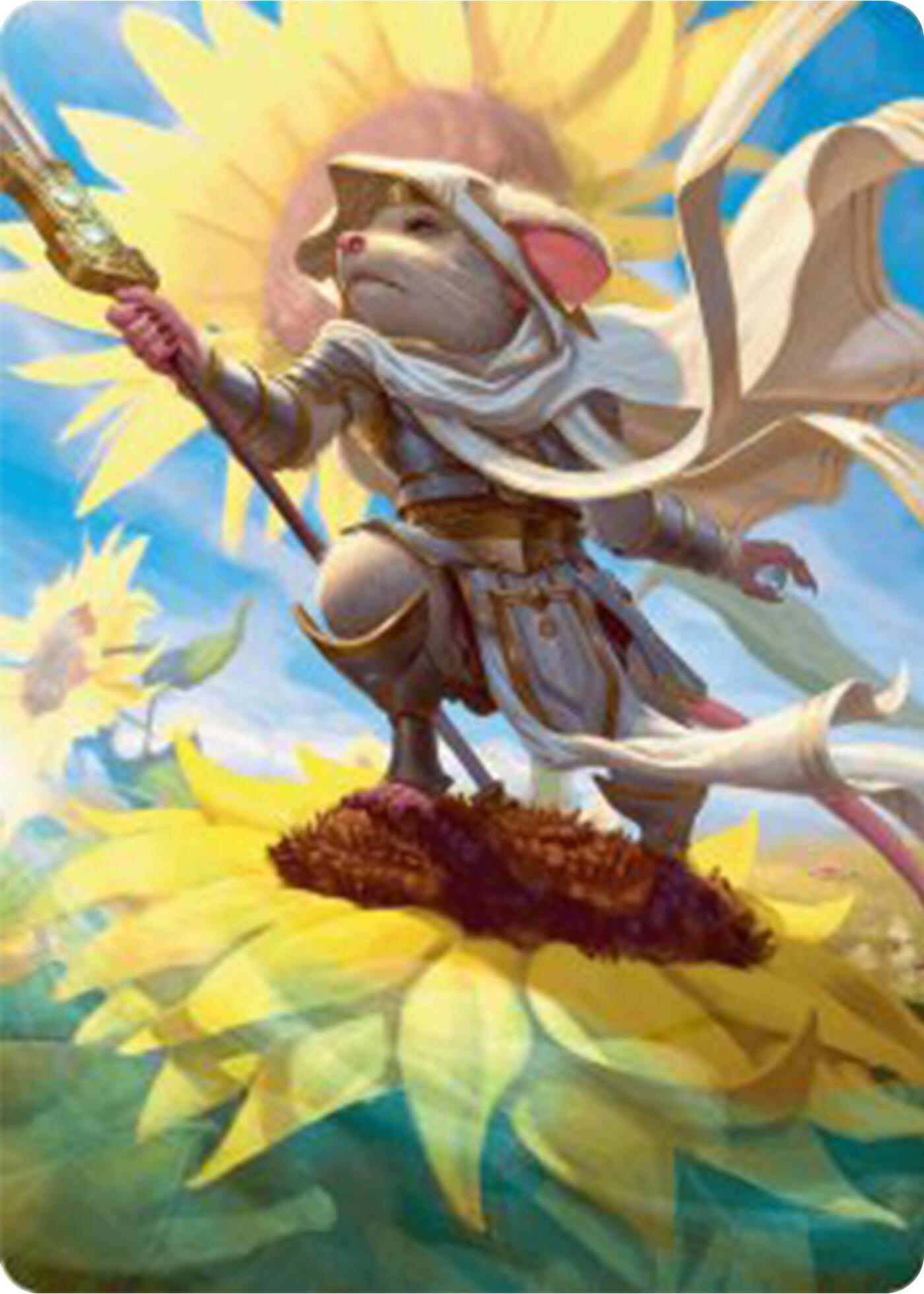 Elspeth, Sun's Champion Art Card [Bloomburrow Art Series] | Cracking-Singles