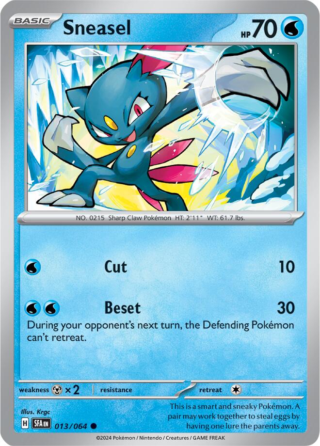 Sneasel (013/064) [Scarlet & Violet: Shrouded Fable] | Cracking-Singles