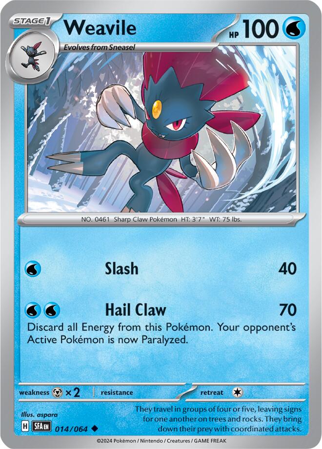 Weavile (014/064) [Scarlet & Violet: Shrouded Fable] | Cracking-Singles