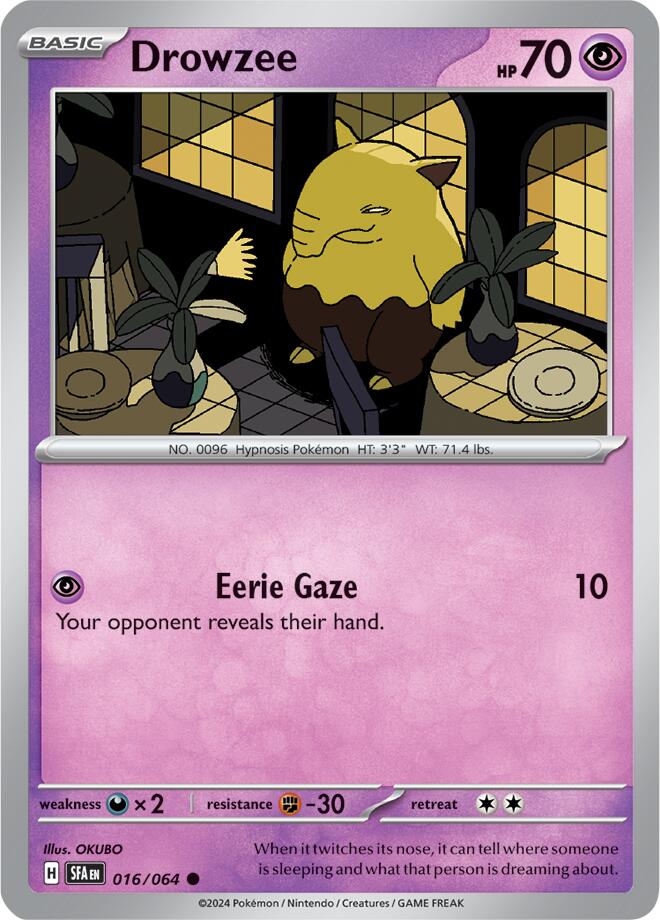 Drowzee (016/064) [Scarlet & Violet: Shrouded Fable] | Cracking-Singles