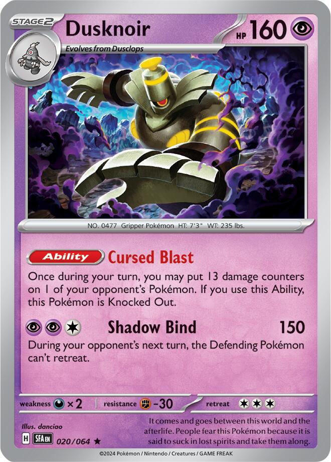 Dusknoir (020/064) [Scarlet & Violet: Shrouded Fable] | Cracking-Singles