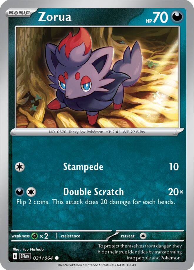 Zorua (031/064) [Scarlet & Violet: Shrouded Fable] | Cracking-Singles