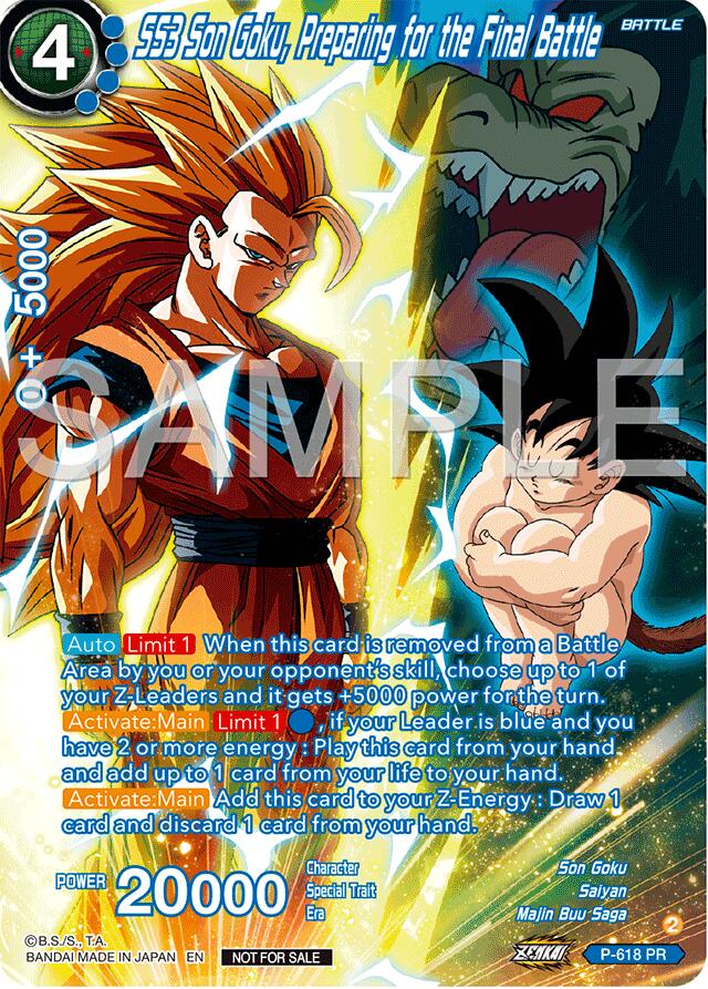 SS3 Son Goku, Preparing for the Final Battle (Full Art) (Deluxe Pack 2024 Vol.2) (P-618) [Promotion Cards] | Cracking-Singles