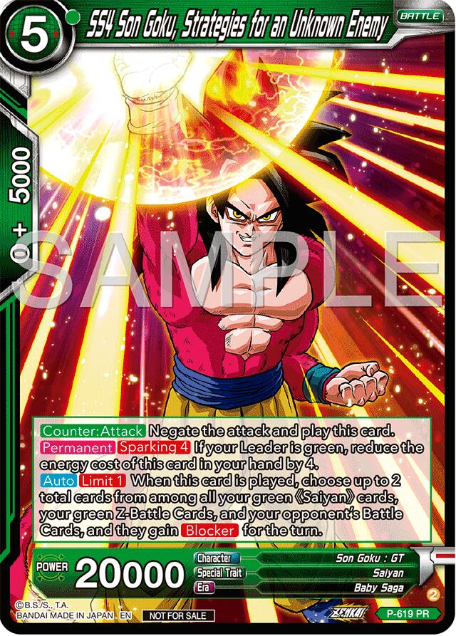 SS4 Son Goku, Strategies for an Unknown Enemy (Deluxe Pack 2024 Vol.2) (P-619) [Promotion Cards] | Cracking-Singles