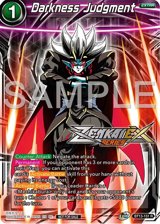 Darkness Judgment (Event Pack 15) (BT13-151) [Promotion Cards] | Cracking-Singles