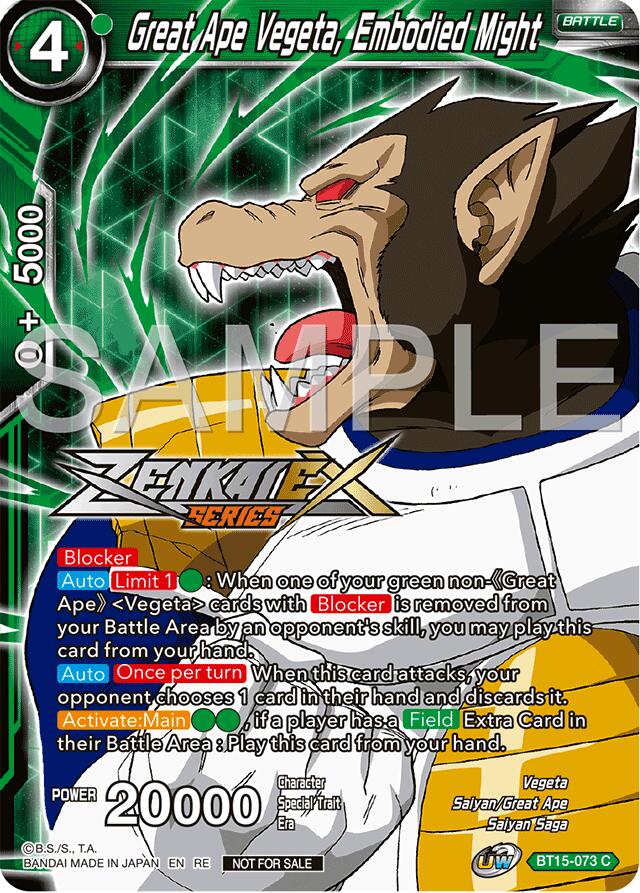 Great Ape Vegeta, Embodied Might (Event Pack 15) (BT15-073) [Promotion Cards] | Cracking-Singles