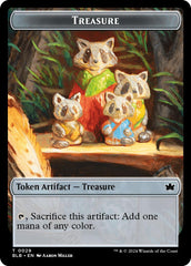 Cat // Treasure Double-Sided Token [Bloomburrow Commander Tokens] | Cracking-Singles