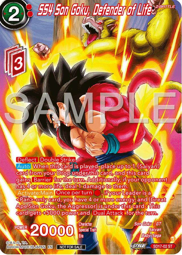 SS4 Son Goku, Defender of Life (Premium Alt-Art Card Set 2024 Vol.2) (SD17-02) [Promotion Cards] | Cracking-Singles