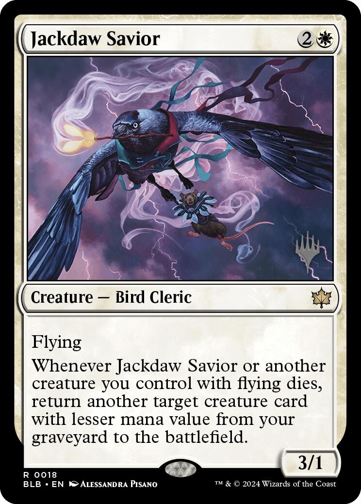 Jackdaw Savior (Promo Pack) [Bloomburrow Promos] | Cracking-Singles