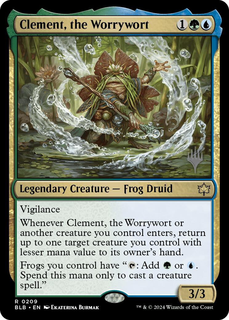 Clement, the Worrywort (Promo Pack) [Bloomburrow Promos] | Cracking-Singles