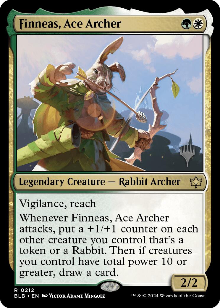 Finneas, Ace Archer (Promo Pack) [Bloomburrow Promos] | Cracking-Singles