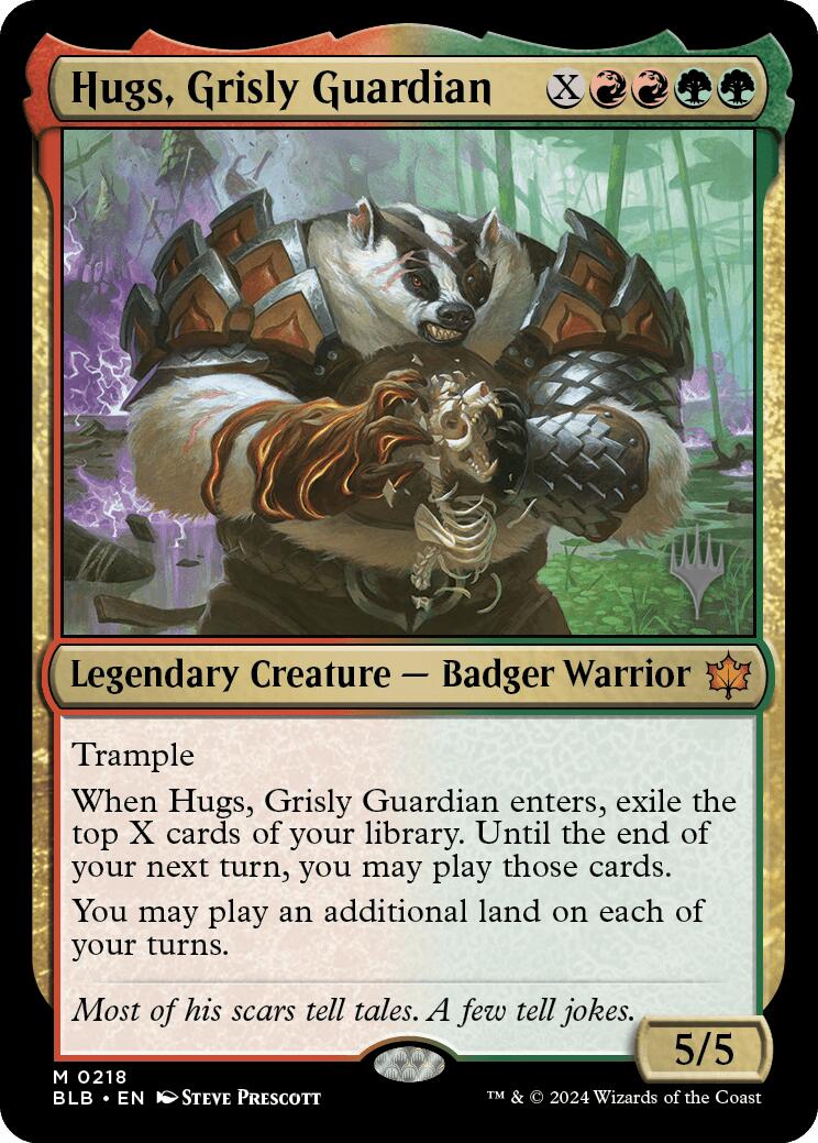 Hugs, Grisly Guardian (Promo Pack) [Bloomburrow Promos] | Cracking-Singles