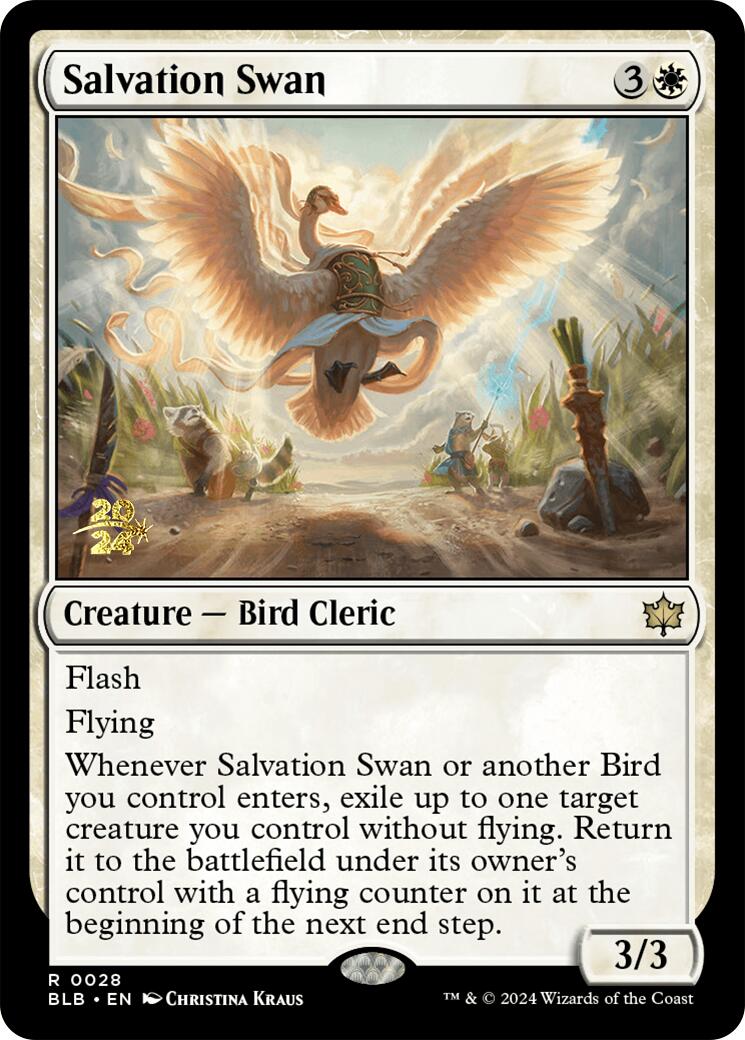 Salvation Swan [Bloomburrow Prerelease Promos] | Cracking-Singles