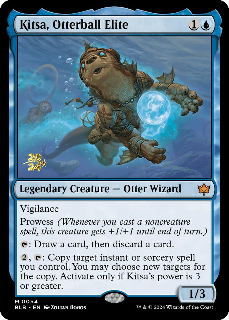 Kitsa, Otterball Elite [Bloomburrow Prerelease Promos] | Cracking-Singles