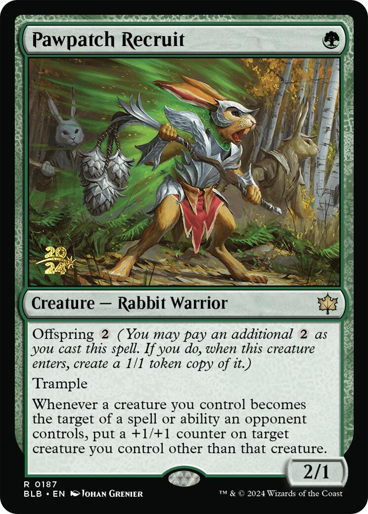 Pawpatch Recruit [Bloomburrow Prerelease Promos] | Cracking-Singles