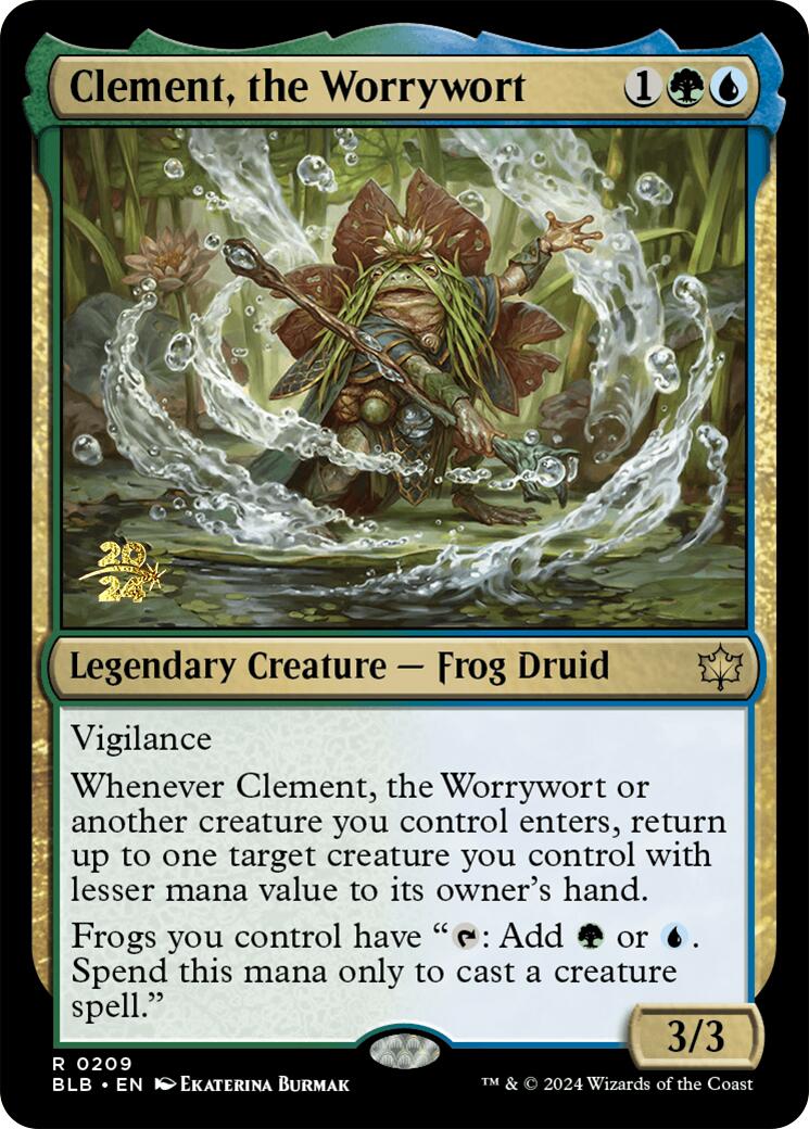 Clement, the Worrywort [Bloomburrow Prerelease Promos] | Cracking-Singles