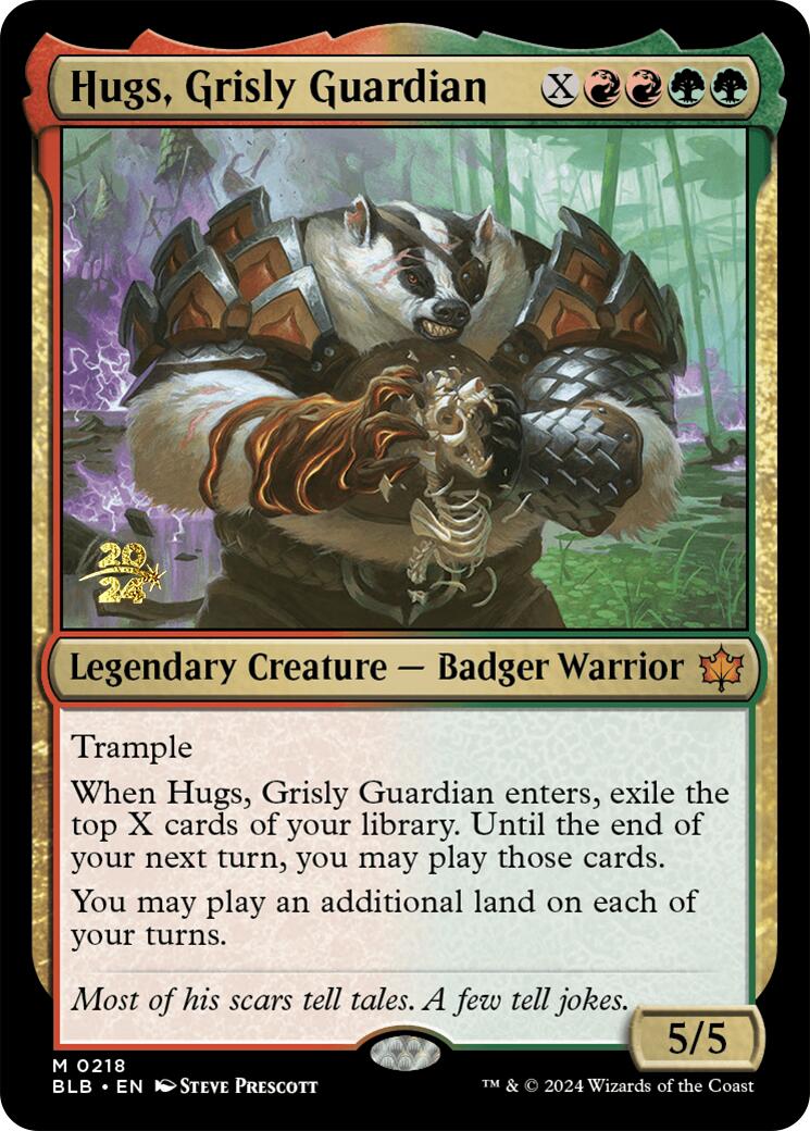 Hugs, Grisly Guardian [Bloomburrow Prerelease Promos] | Cracking-Singles