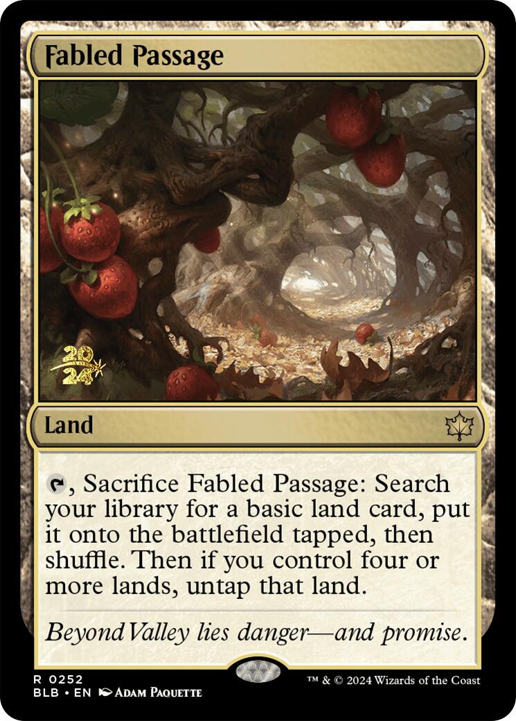 Fabled Passage [Bloomburrow Prerelease Promos] | Cracking-Singles