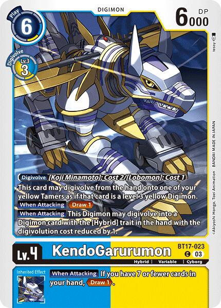 KendoGarurumon [BT17-023] [Secret Crisis] | Cracking-Singles