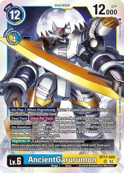 AncientGarurumon [BT17-028] [Secret Crisis] | Cracking-Singles