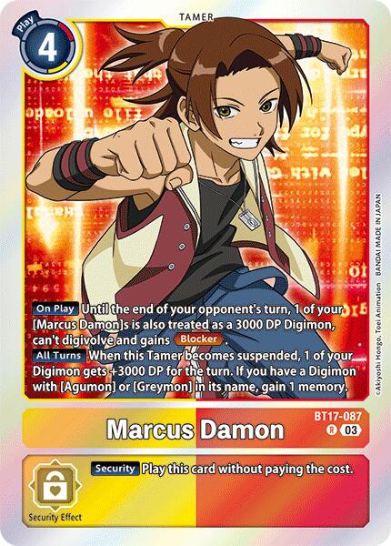 Marcus Damon [BT17-087] [Secret Crisis] | Cracking-Singles