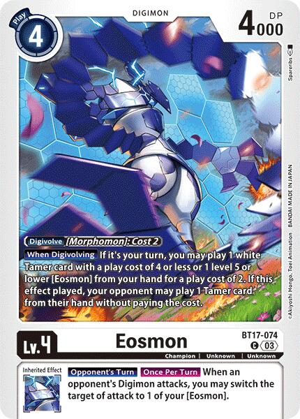 Eosmon [BT17-074] - BT17-074 [Secret Crisis] | Cracking-Singles