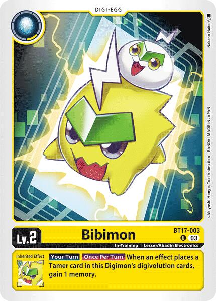 Bibimon [BT17-003] [Secret Crisis] | Cracking-Singles