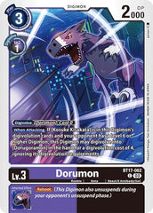 Dorumon [BT17-062] [Secret Crisis] | Cracking-Singles