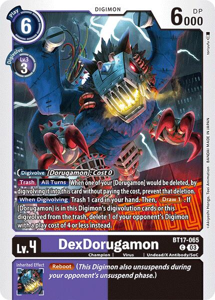 DexDorugamon [BT17-065] [Secret Crisis] | Cracking-Singles