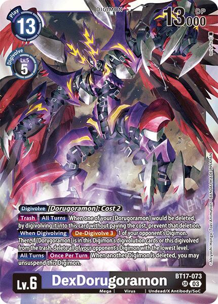 DexDorugoramon [BT17-073] [Secret Crisis] | Cracking-Singles