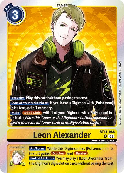 Leon Alexander [BT17-086] [Secret Crisis] | Cracking-Singles