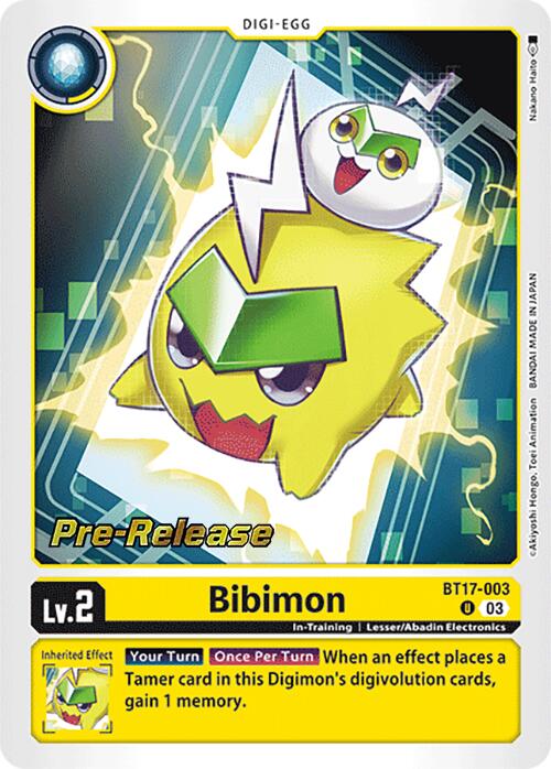 Bibimon [BT17-003] [Secret Crisis Pre-Release Cards] | Cracking-Singles