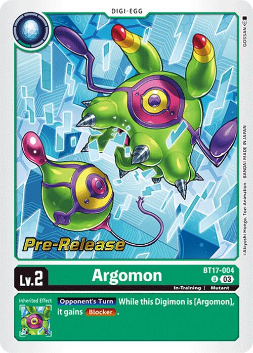 Argomon [BT17-004] [Secret Crisis Pre-Release Cards] | Cracking-Singles