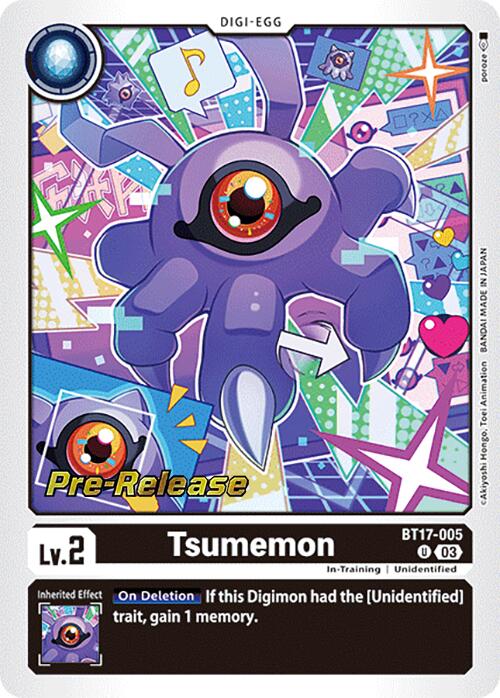 Tsumemon [BT17-005] [Secret Crisis Pre-Release Cards] | Cracking-Singles