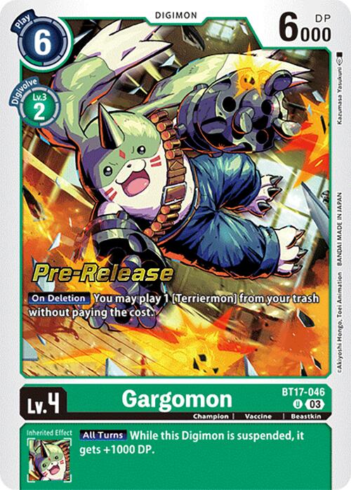 Gargomon [BT17-046] [Secret Crisis Pre-Release Cards] | Cracking-Singles