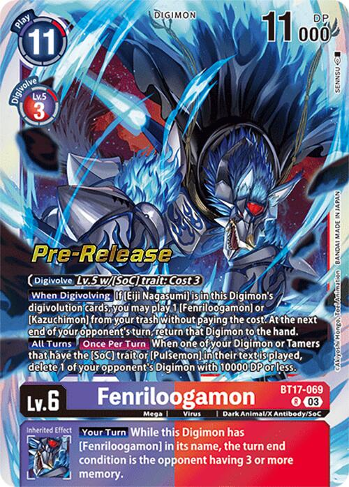 Fenriloogamon [BT17-069] [Secret Crisis Pre-Release Cards] | Cracking-Singles