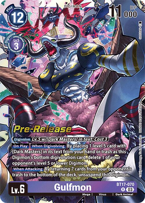 Gulfmon [BT17-070] [Secret Crisis Pre-Release Cards] | Cracking-Singles