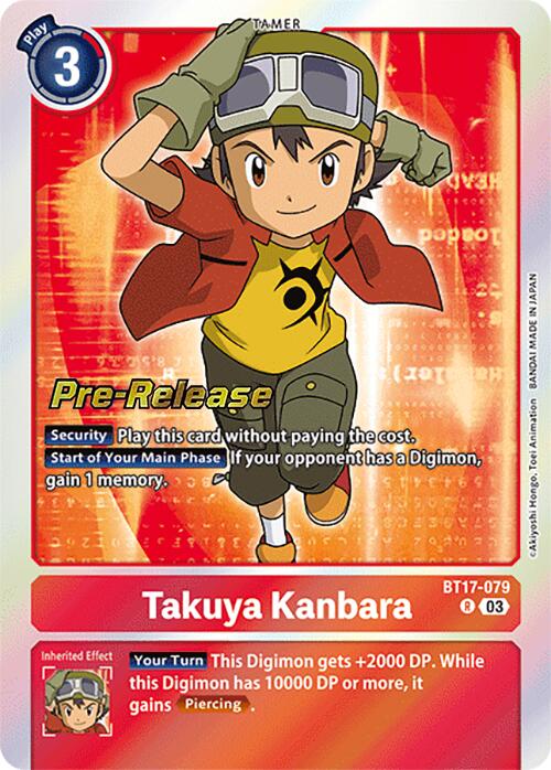 Takuya Kanbara [BT17-079] [Secret Crisis Pre-Release Cards] | Cracking-Singles