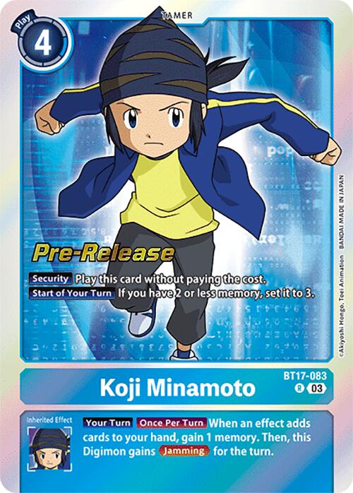 Koji Minamoto [BT17-083] [Secret Crisis Pre-Release Cards] | Cracking-Singles