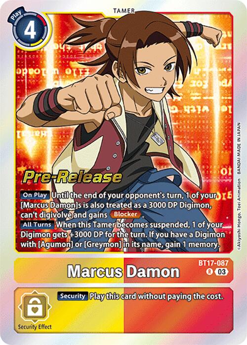 Marcus Damon [BT17-087] [Secret Crisis Pre-Release Cards] | Cracking-Singles