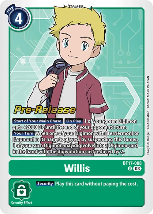 Willis [BT17-088] [Secret Crisis Pre-Release Cards] | Cracking-Singles