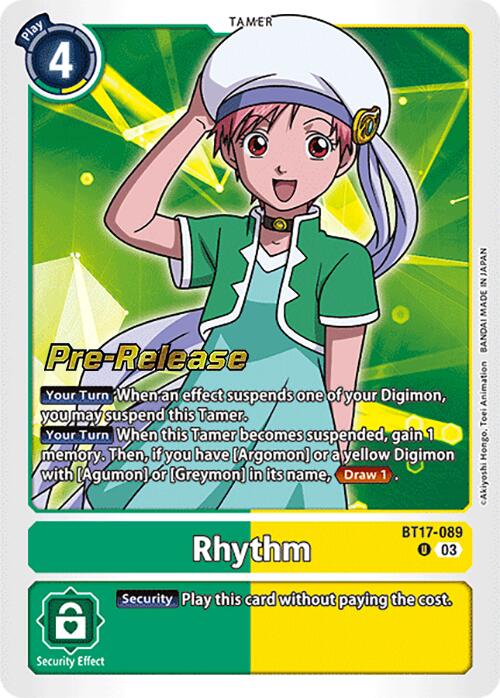 Rhythm [BT17-089] [Secret Crisis Pre-Release Cards] | Cracking-Singles