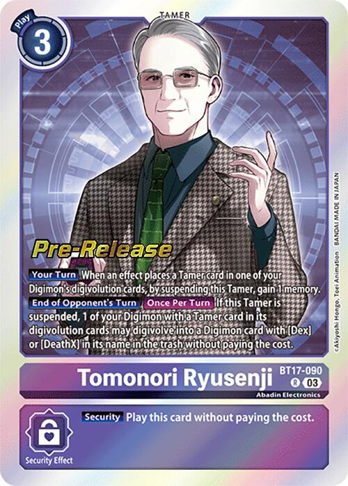 Tomonori Ryusenji [BT17-090] [Secret Crisis Pre-Release Cards] | Cracking-Singles