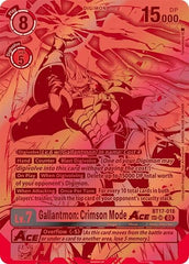 Gallantmon: Crimson Mode ACE [BT17-018] (Textured) [Secret Crisis] | Cracking-Singles