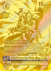 ShineGreymon: Burst Mode ACE [BT17-041] (Textured) [Secret Crisis] | Cracking-Singles