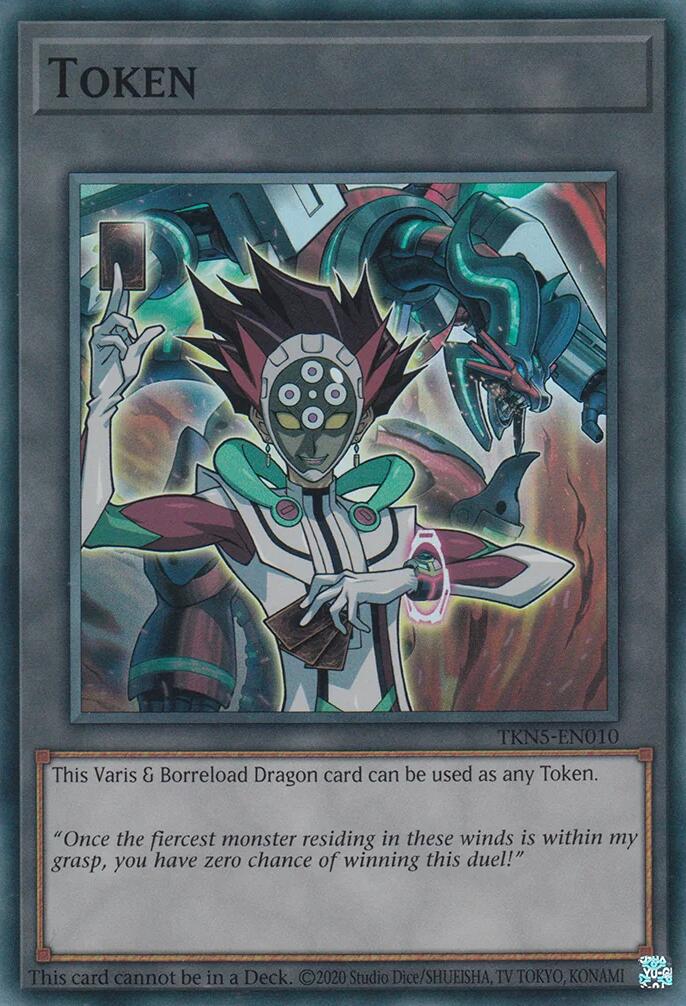 Token: Varis and Borreload Dragon [TKN5-EN010] Super Rare | Cracking-Singles