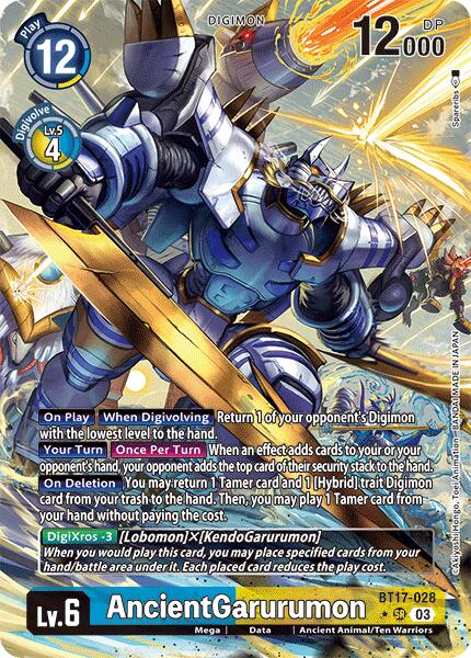 AncientGarurumon [BT17-028] (Alternate Art) [Secret Crisis] | Cracking-Singles