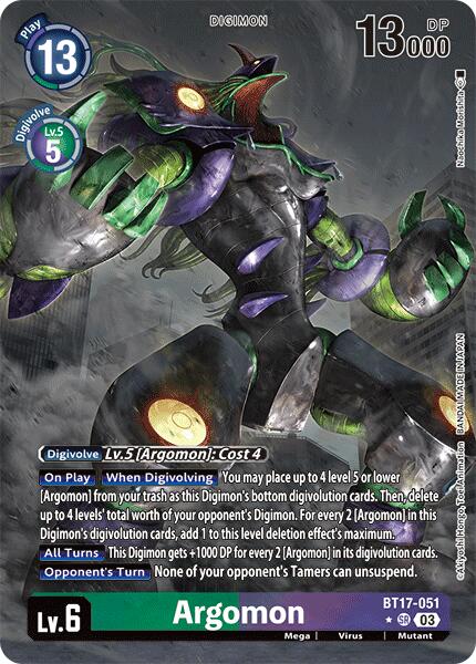 Argomon [BT17-051] - BT17-051 (Alternate Art) [Secret Crisis] | Cracking-Singles